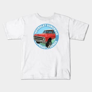 4x4 Offroad Legends: Chevrolet Suburban 5K (red) Kids T-Shirt